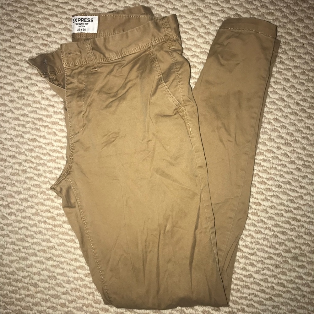 Khaki jeans